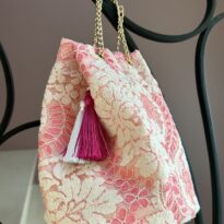 Sac Dentelle Rose & Blanc 1 - Signature F