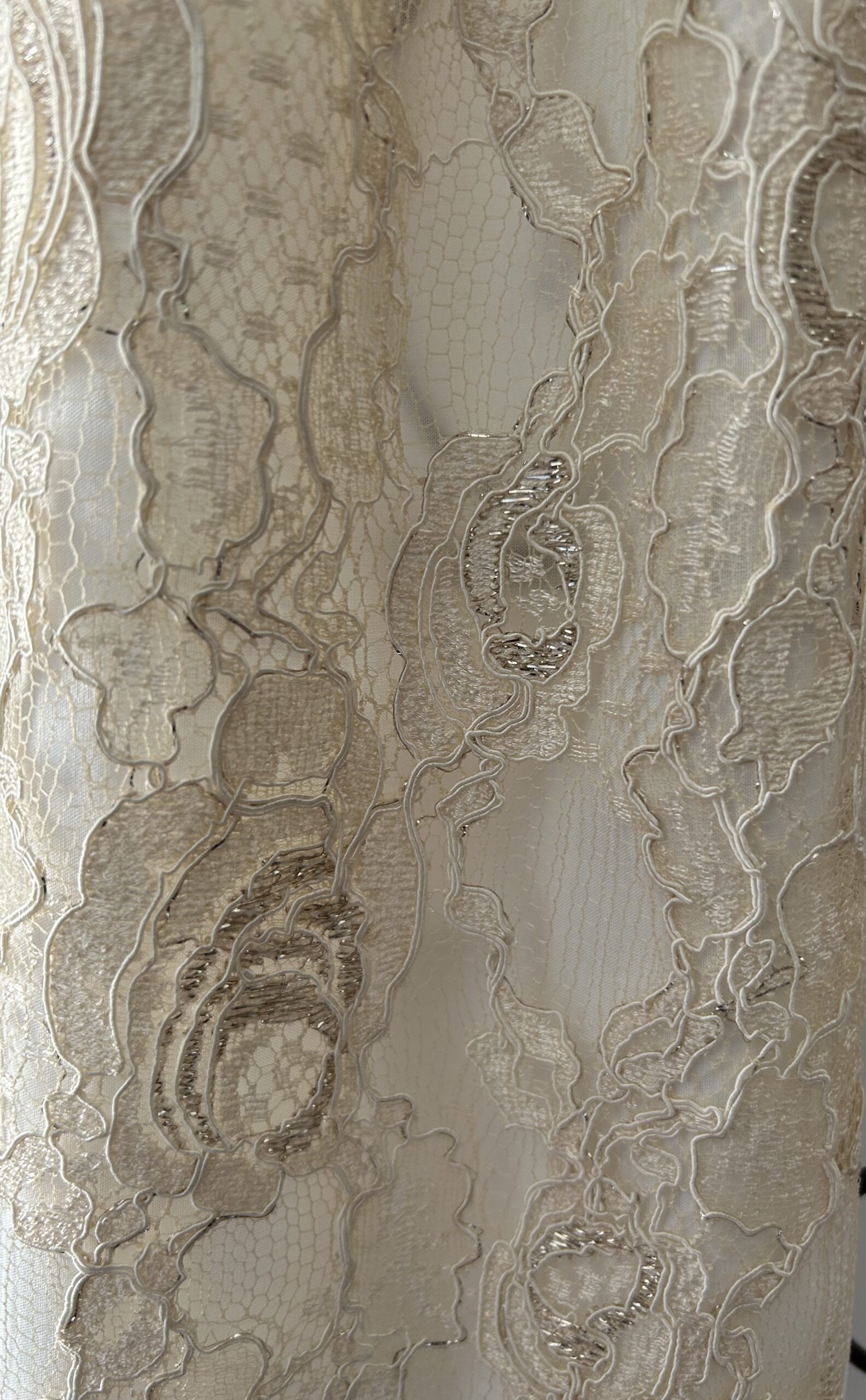 Écharpe en dentelle Coloris Naturel - Signature F