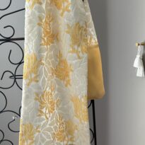 Écharpe en dentelle Jaune : Écru 1 - Signature F