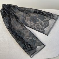 Écharpe en dentelle Noir : Tourmalin - Signature F